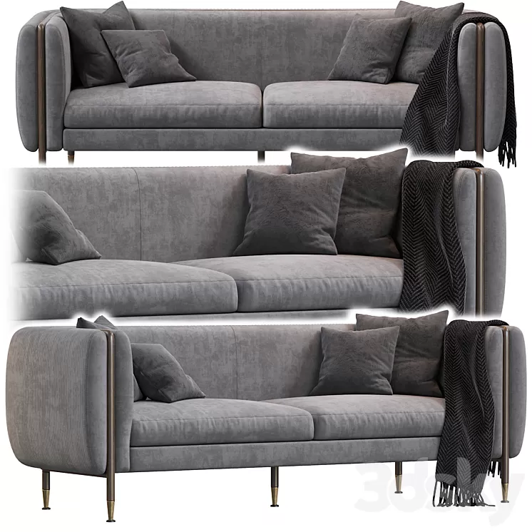 Private Label 2019 Barlow Sofa 3D Model