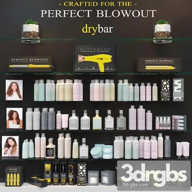 Professional cosmetics for a beauty salon. makeup 16 3D Model Free