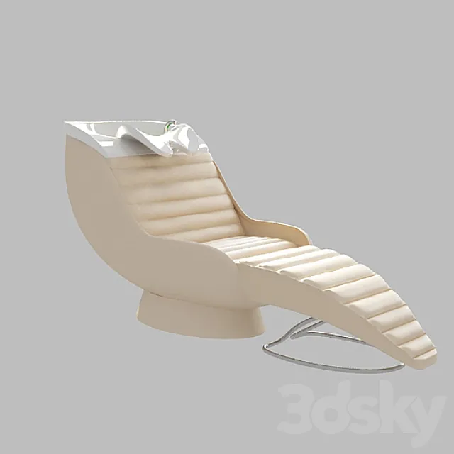 "profi" armchair-wash heads. furniture for hairdressing salon 3DModel