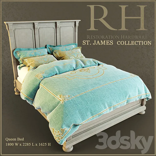 "PROFI" Bed ST.James 3DModel