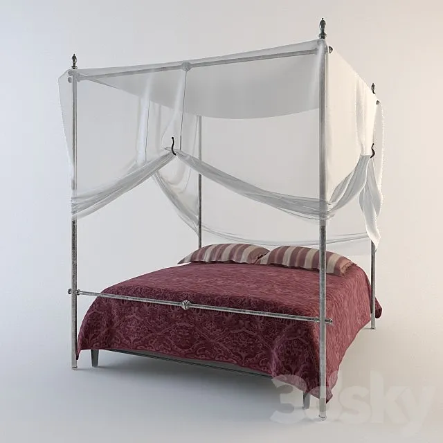 PROFI Bed with canopy 3DModel