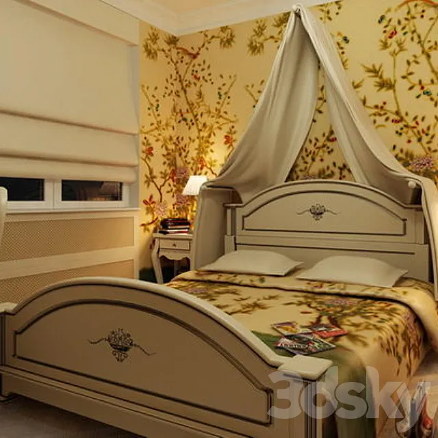 profi BedBuduar01 3DModel