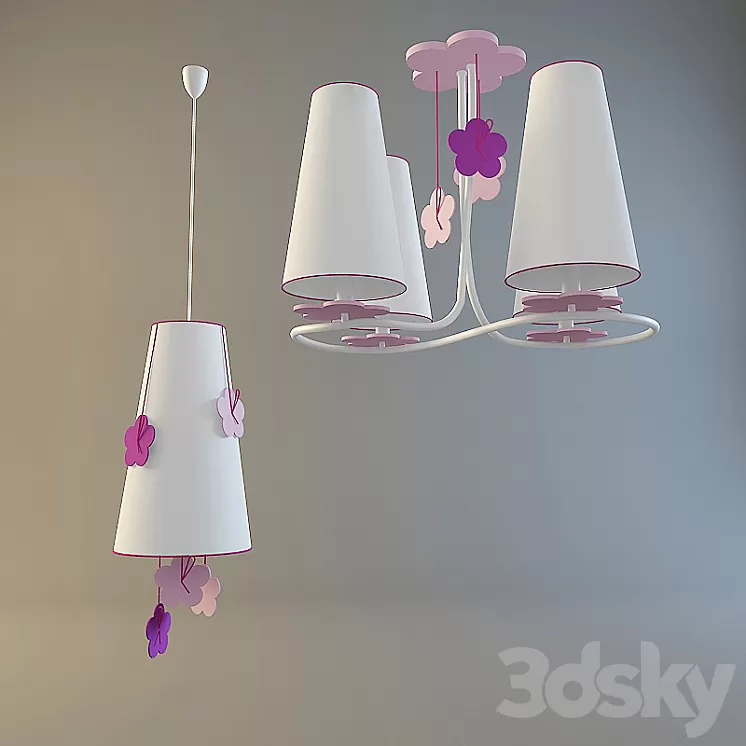 PROFI chandeliers and POLAND POLAND 66906 66907 3D Model