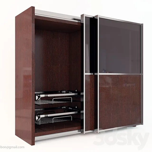 "PROFI" Шкаф-купе "Питон 480М" 3D Model