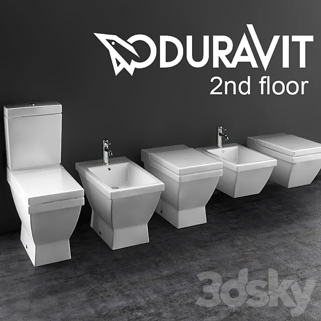 "PROFI" Duravit 2nd floor 3D Model