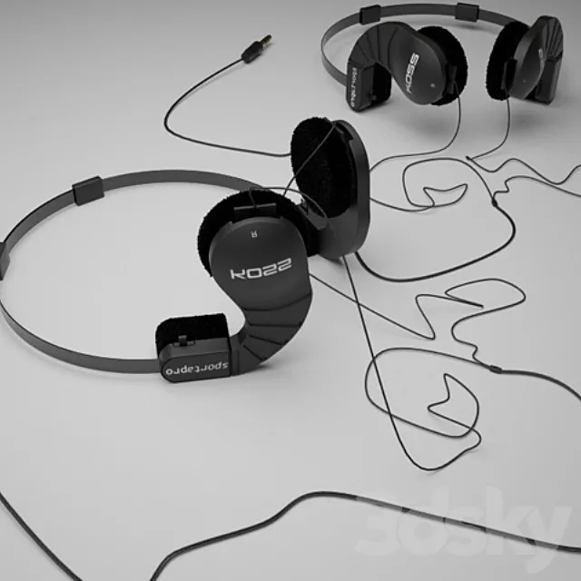 profi KOSS sportapro 3DModel