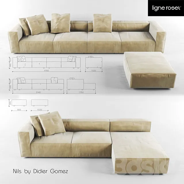 PROFI Ligne Roset  Nils 3D Model