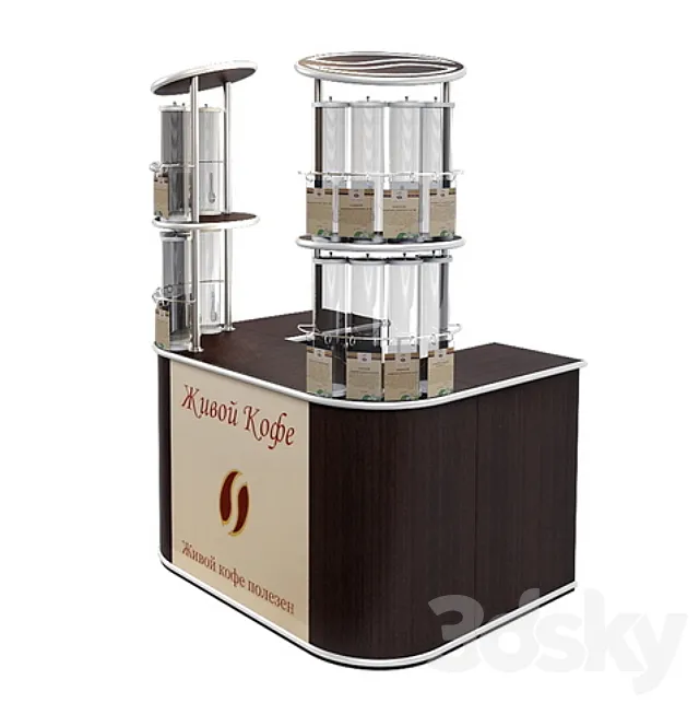 profi rack for sale coffee 3DModel