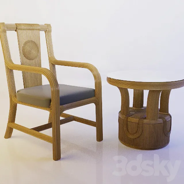 profi stol_stul_plet 3DModel