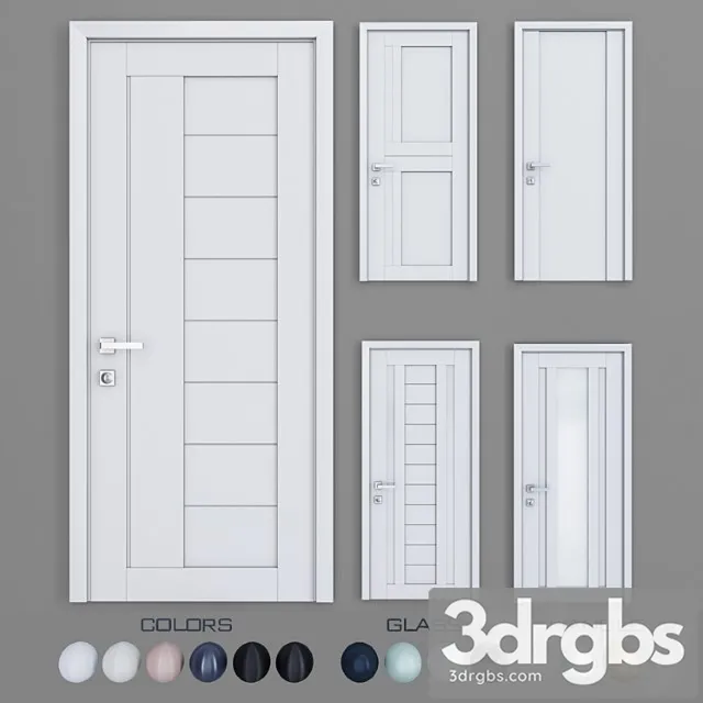 Profil doors u set 2 3D Model Free