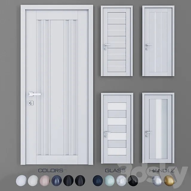 Profil Doors U set 5 3DModel