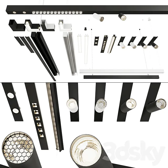 Profile system _ Modular _ Centrsvet (4) 3D Model