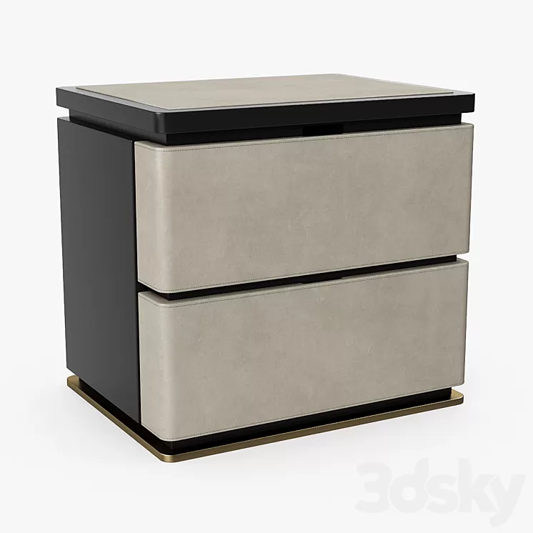 Promemoria - Au bout de la nuit bedside table 3D Model