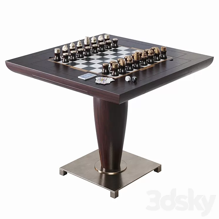 Promemoria Bassano da gioco Game table 3D Model