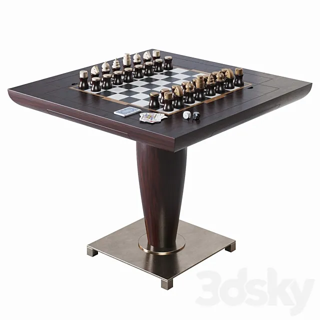 Promemoria Bassano da gioco Game table 3DModel