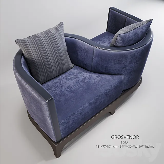 PROMEMORIA GROSVENOR SOFA 3DModel