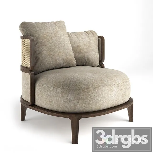 Promenade Lounge Armchair 3D Model Free