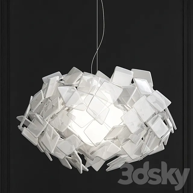 Pronta consegna – Clizia Slamp Lampada a Sospensione 3D Model