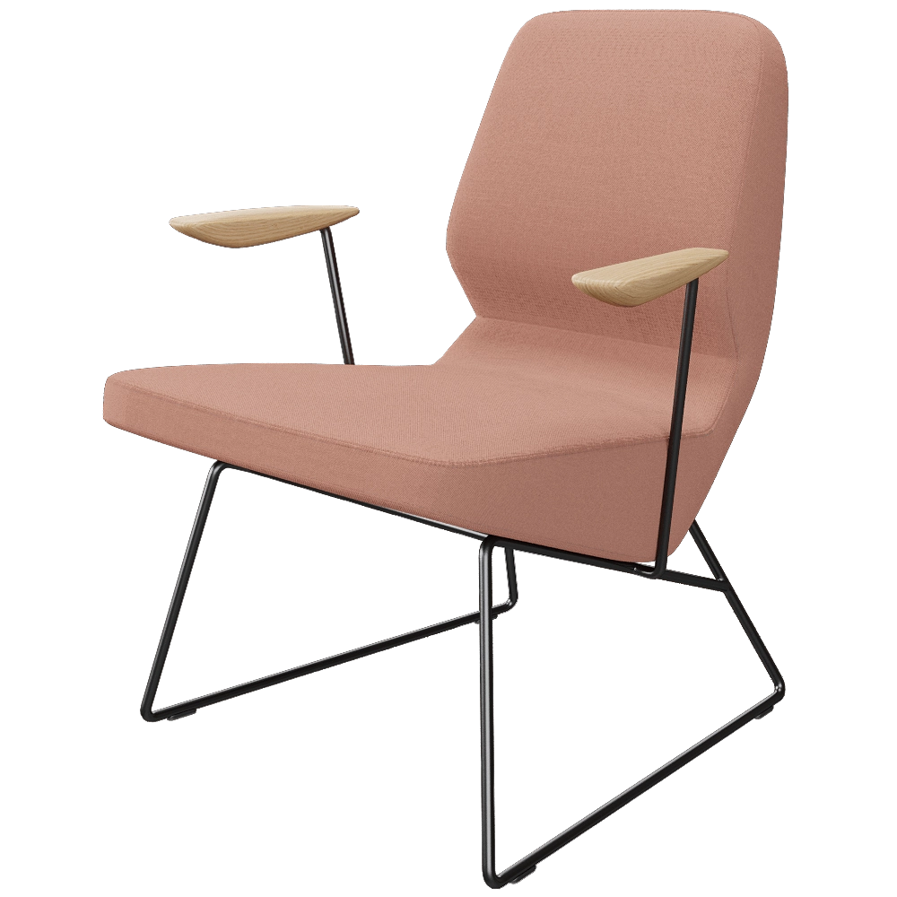 Prostoria - Easy chair Oblique 3D Model