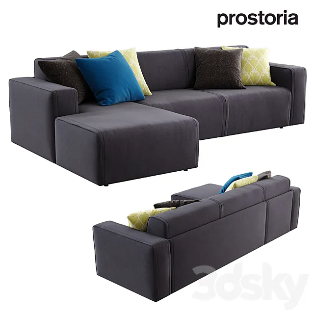 Prostoria Ltd _ Nimble (Corner sofa) 3DModel