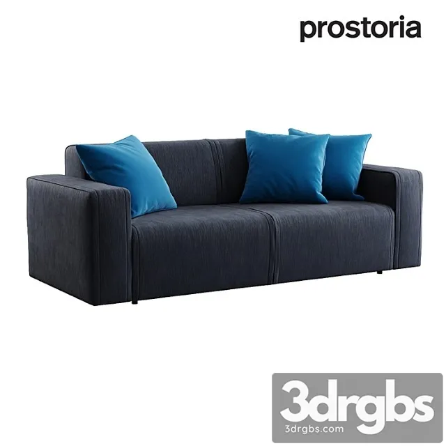 Prostoria Ltd Nimble Upholstered Sofa Bed 3D Model Free