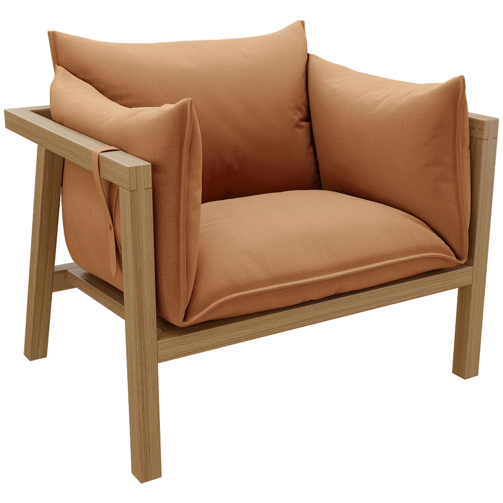 Prostoria - Outdoor armchair Umomoku 3D Model