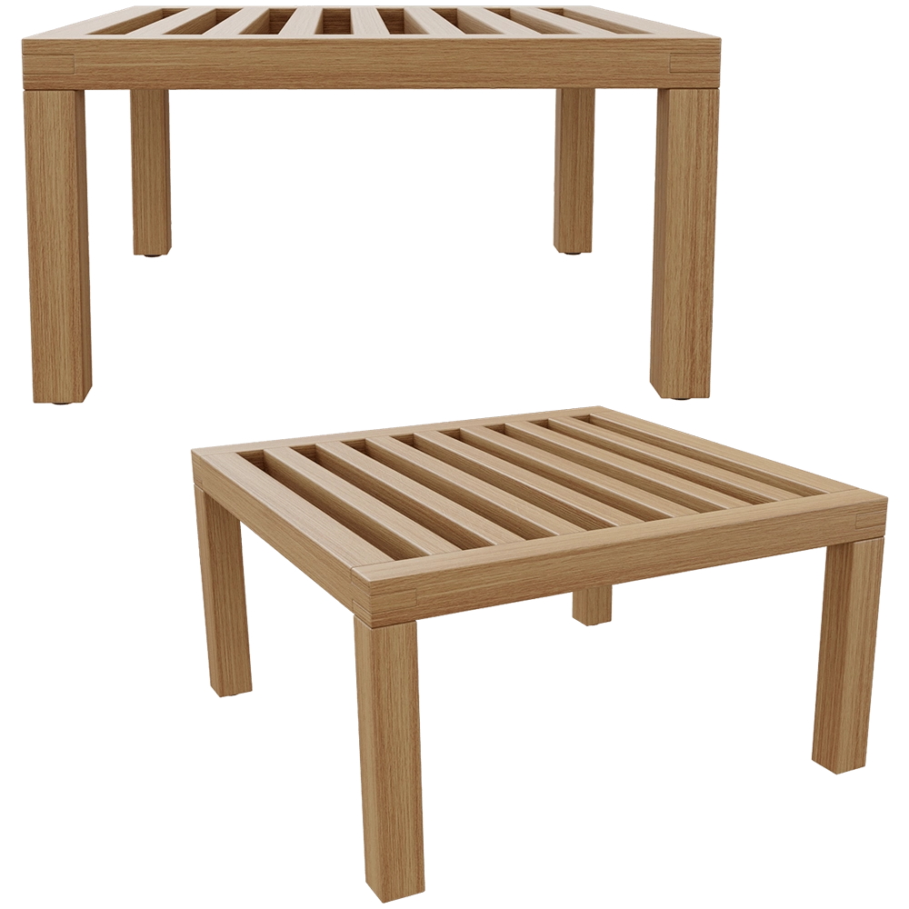 Prostoria - Outdoor table Umomoku low 3D Model