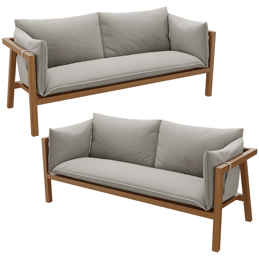 Prostoria - Sofa outdoor Umomoku 3D Model