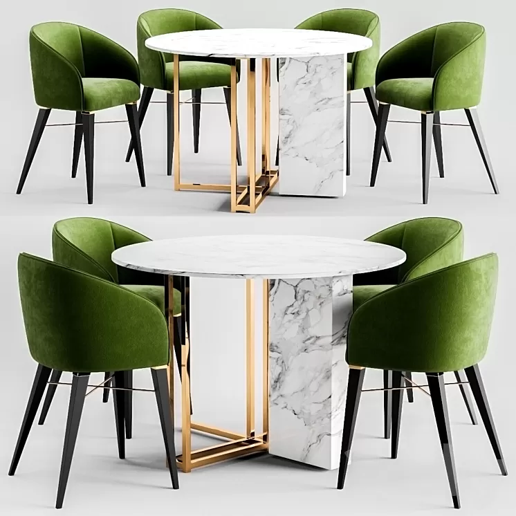 Prosvir table chair 3D Model