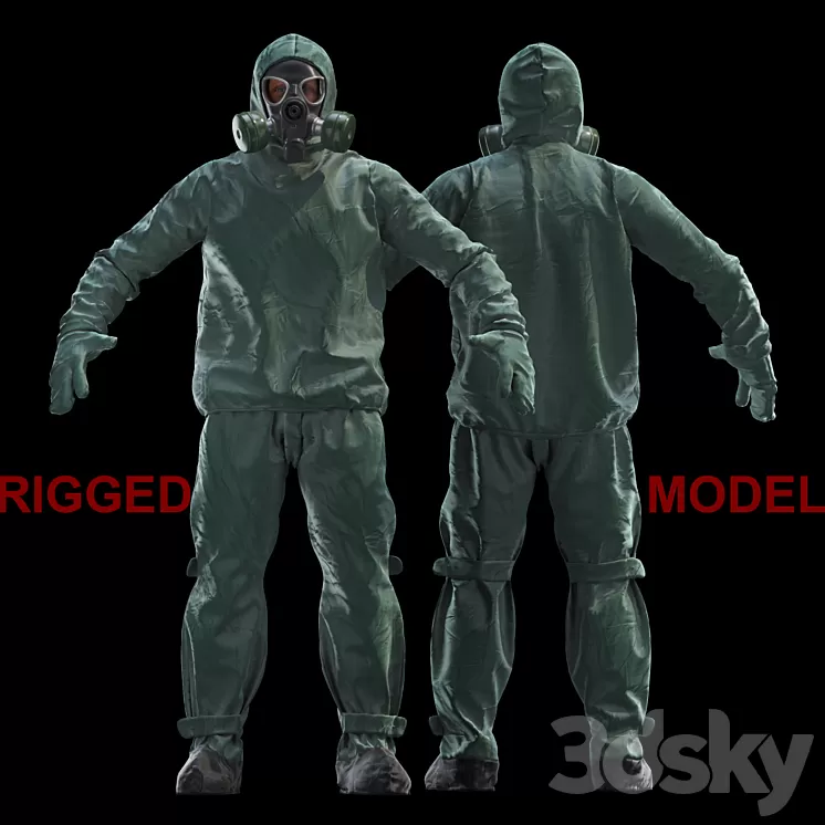 Protective suit 3D Model