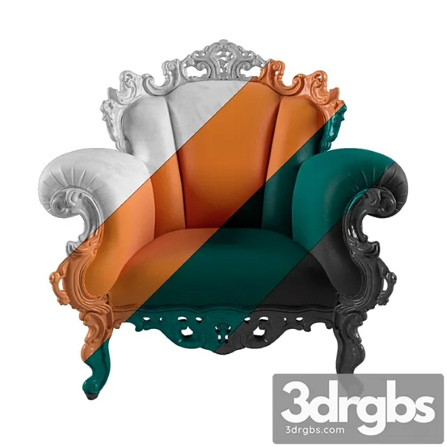 Proust armchair 3D Model Free
