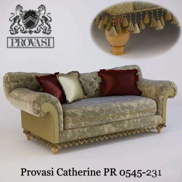 Provasi Catherine PR 0545-231 sofa 3D Model