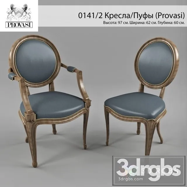 Provasi Kreslo Chair 3D Model Free