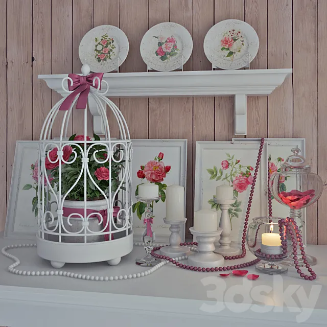 Provence Decor "Camellia" 3D Model