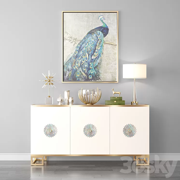 Prynne credenza 3D Model