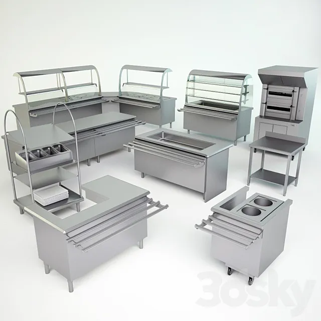 Public Catering SRG 3D Model