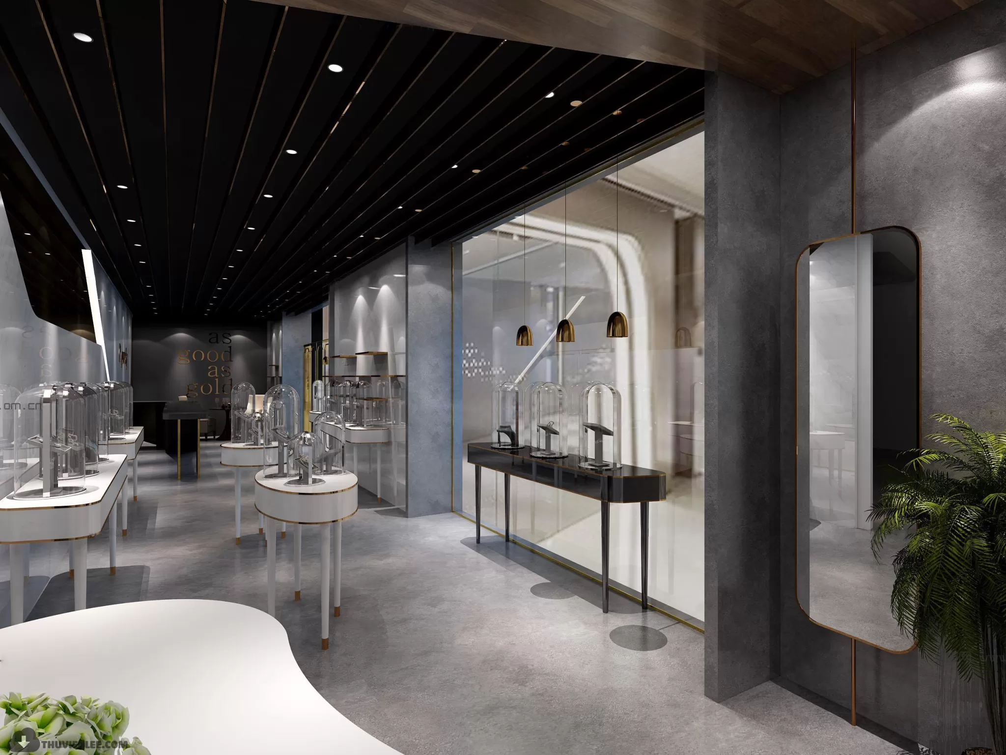 PUBLIC COMMERCE SPACE 3D MODEL - 3D MODELS - 3DSKY FREE MODELS