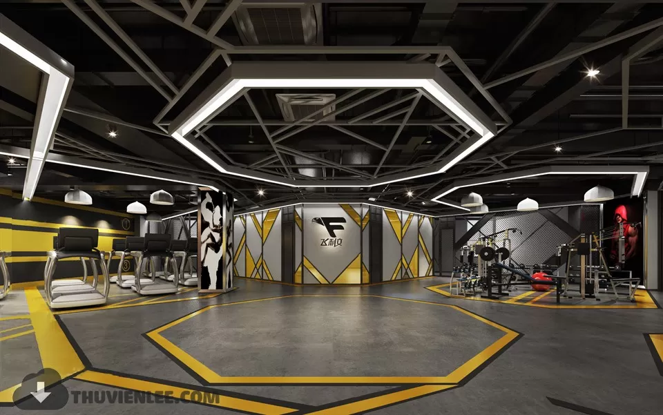 PUBLIC COMMERCE SPACE 3D MODEL - 3D MODELS - 3DSKY FREE MODELS