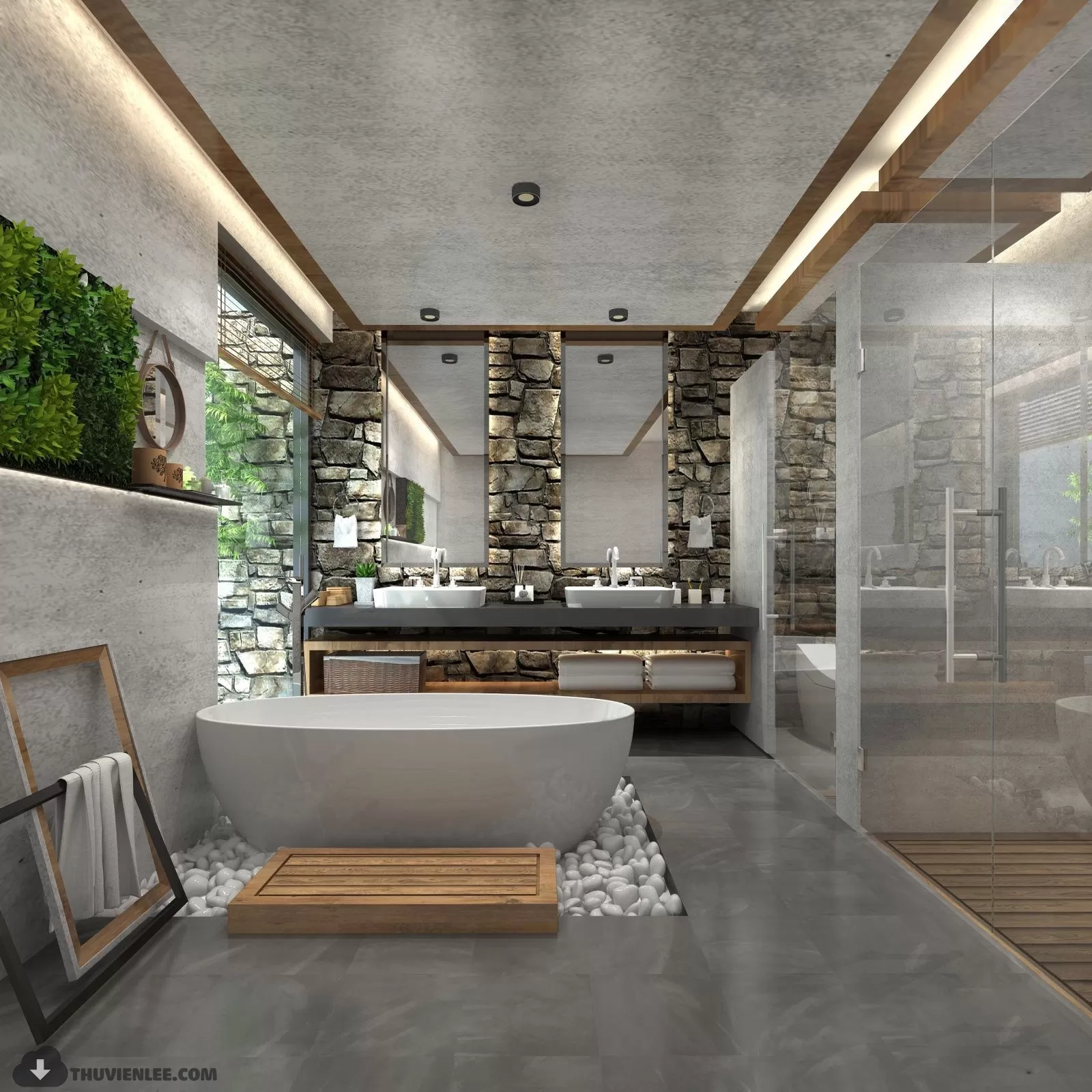 PUBLIC COMMERCE SPACE 3D MODEL - 3D MODELS - 3DSKY FREE MODELS