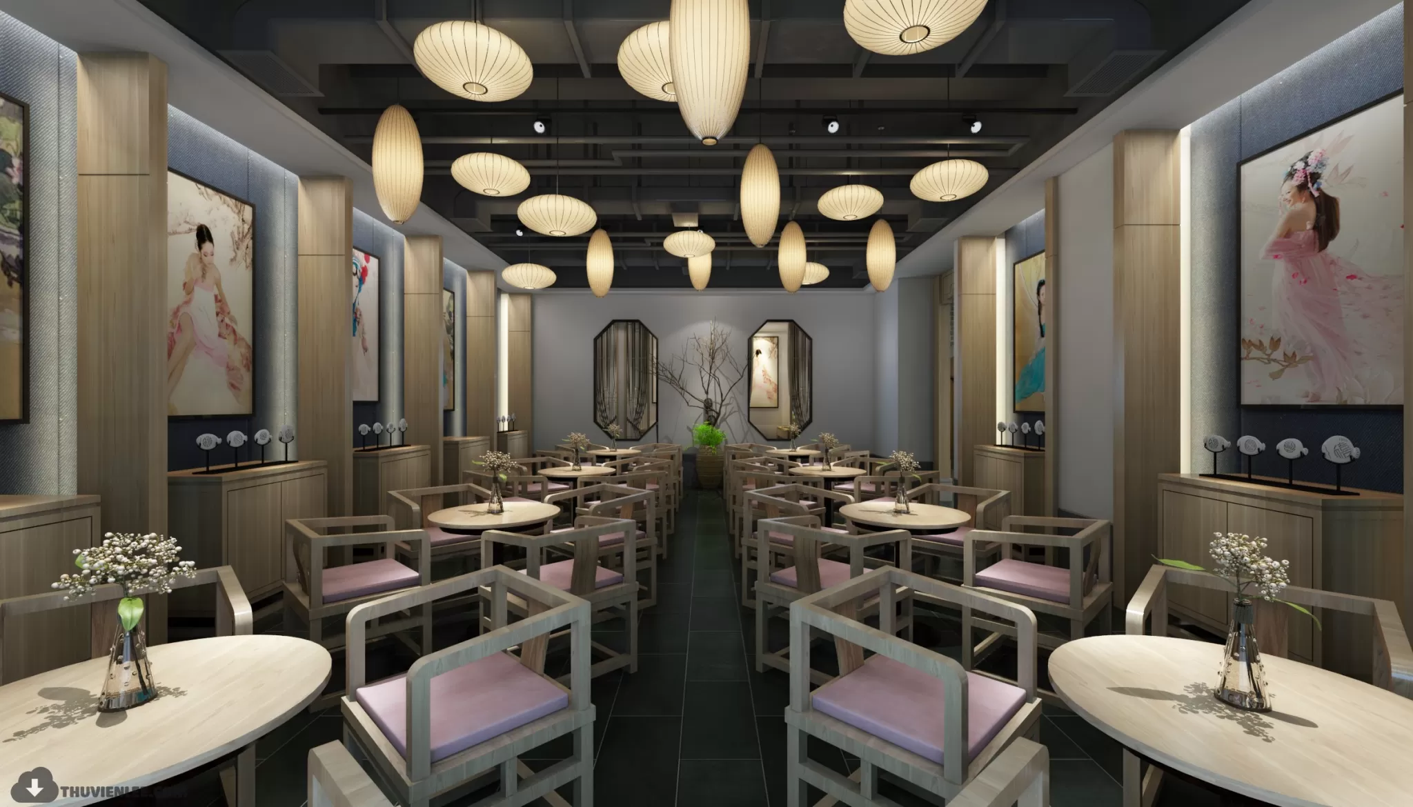 PUBLIC COMMERCE SPACE 3D MODEL - 3D MODELS - 3DSKY FREE MODELS