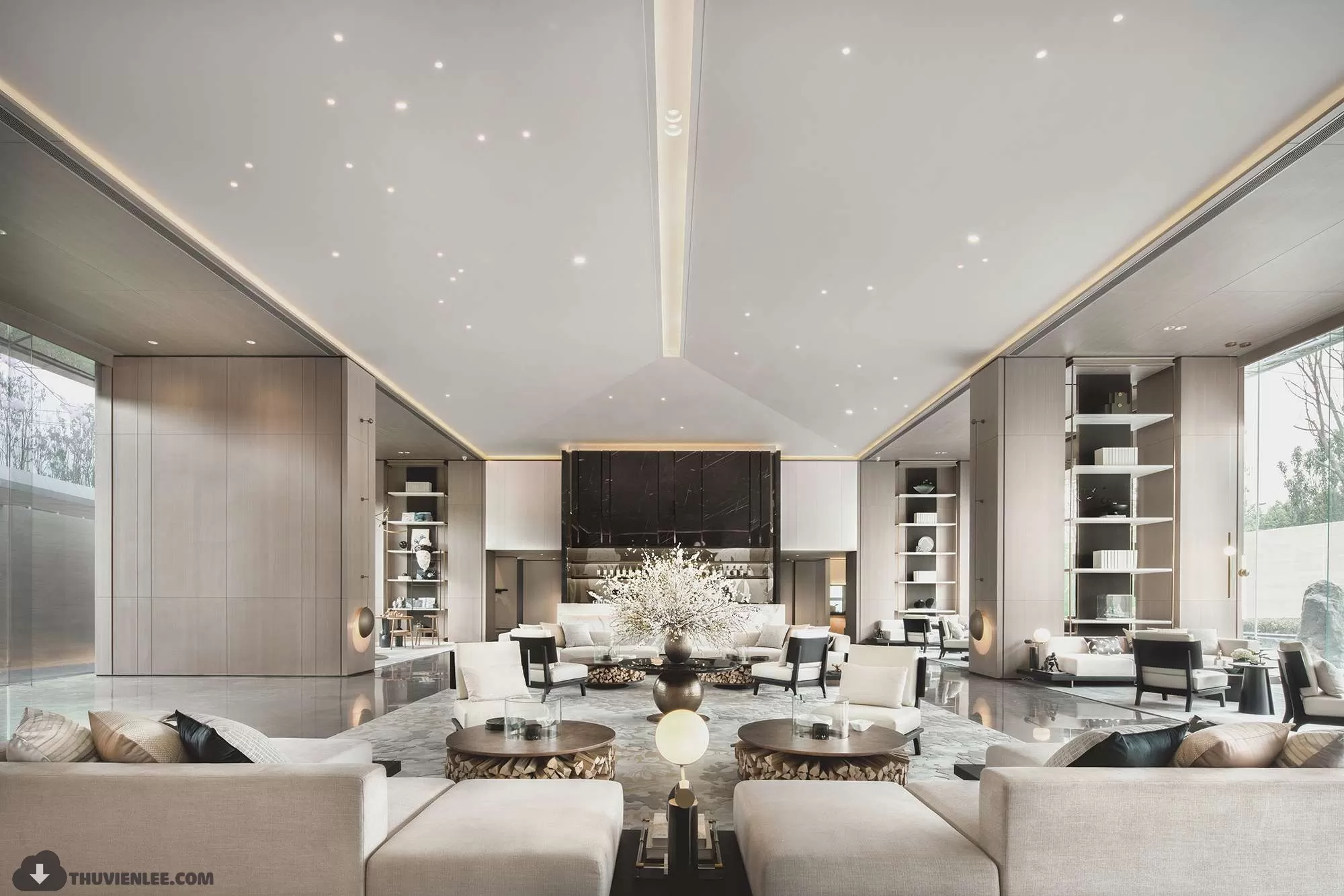 PUBLIC COMMERCE SPACE 3D MODEL - 3D MODELS - 3DSKY FREE MODELS