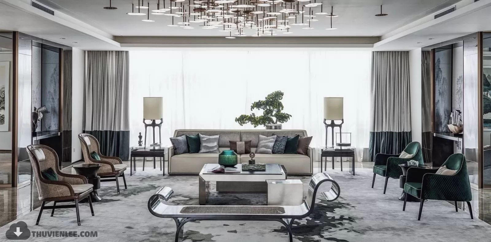 PUBLIC COMMERCE SPACE 3D MODEL - 3D MODELS - 3DSKY FREE MODELS