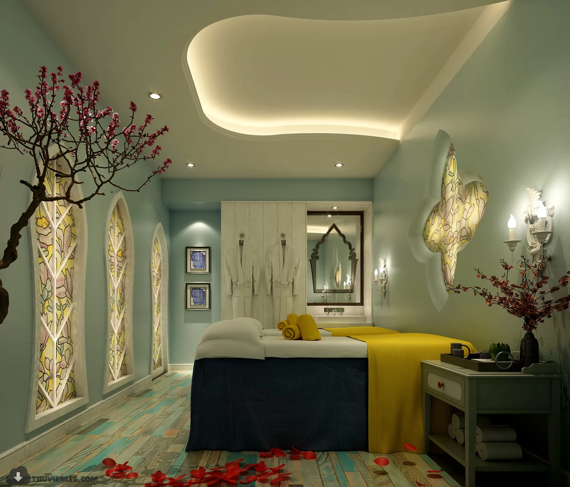 PUBLIC COMMERCE SPACE 3D MODEL - 3D MODELS - 3DSKY FREE MODELS