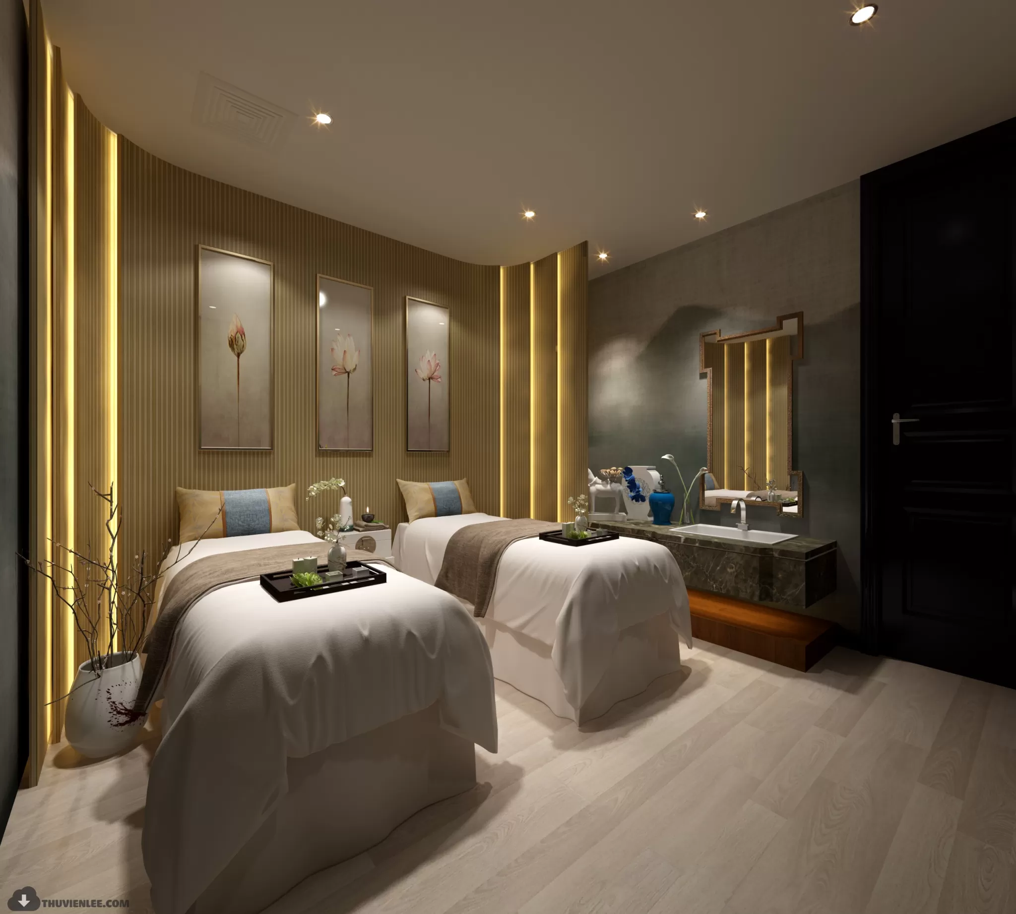 PUBLIC COMMERCE SPACE 3D MODEL - 3D MODELS - 3DSKY FREE MODELS