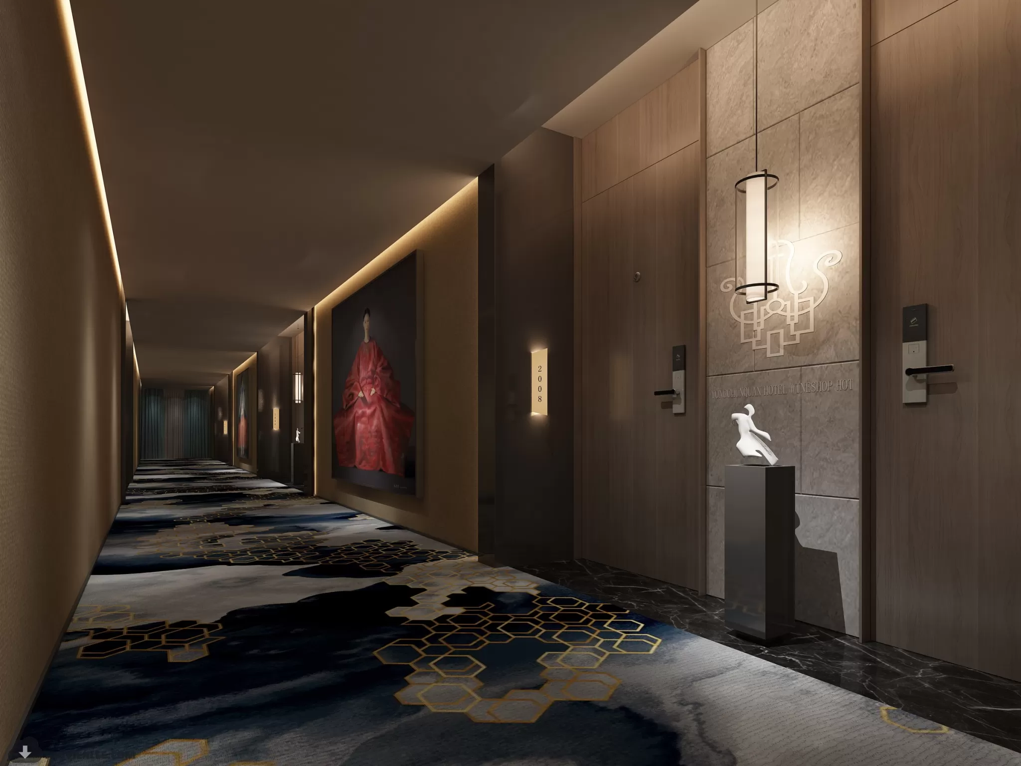 PUBLIC COMMERCE SPACE 3D MODEL - 3D MODELS - 3DSKY FREE MODELS