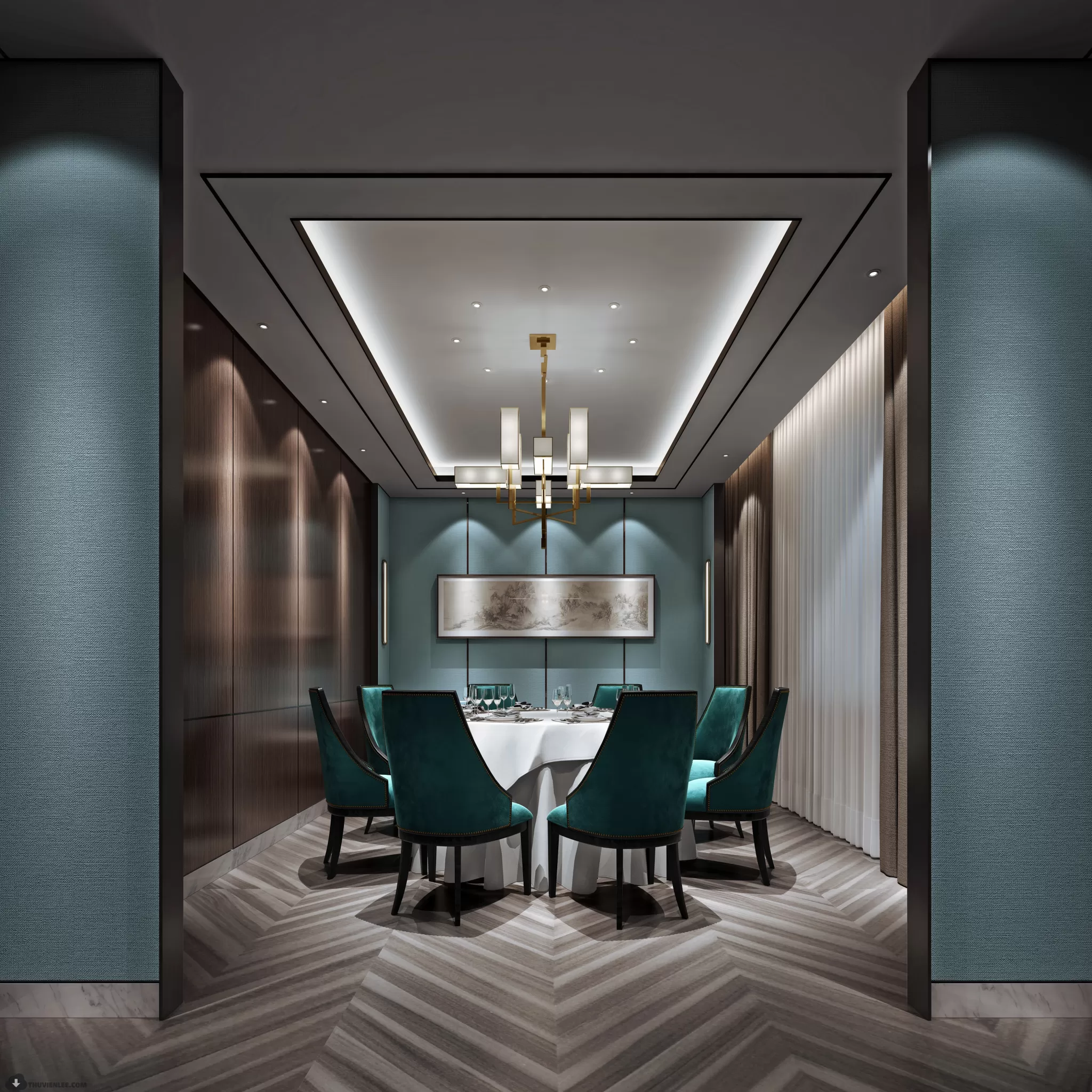 PUBLIC COMMERCE SPACE 3D MODEL - 3D MODELS - 3DSKY FREE MODELS