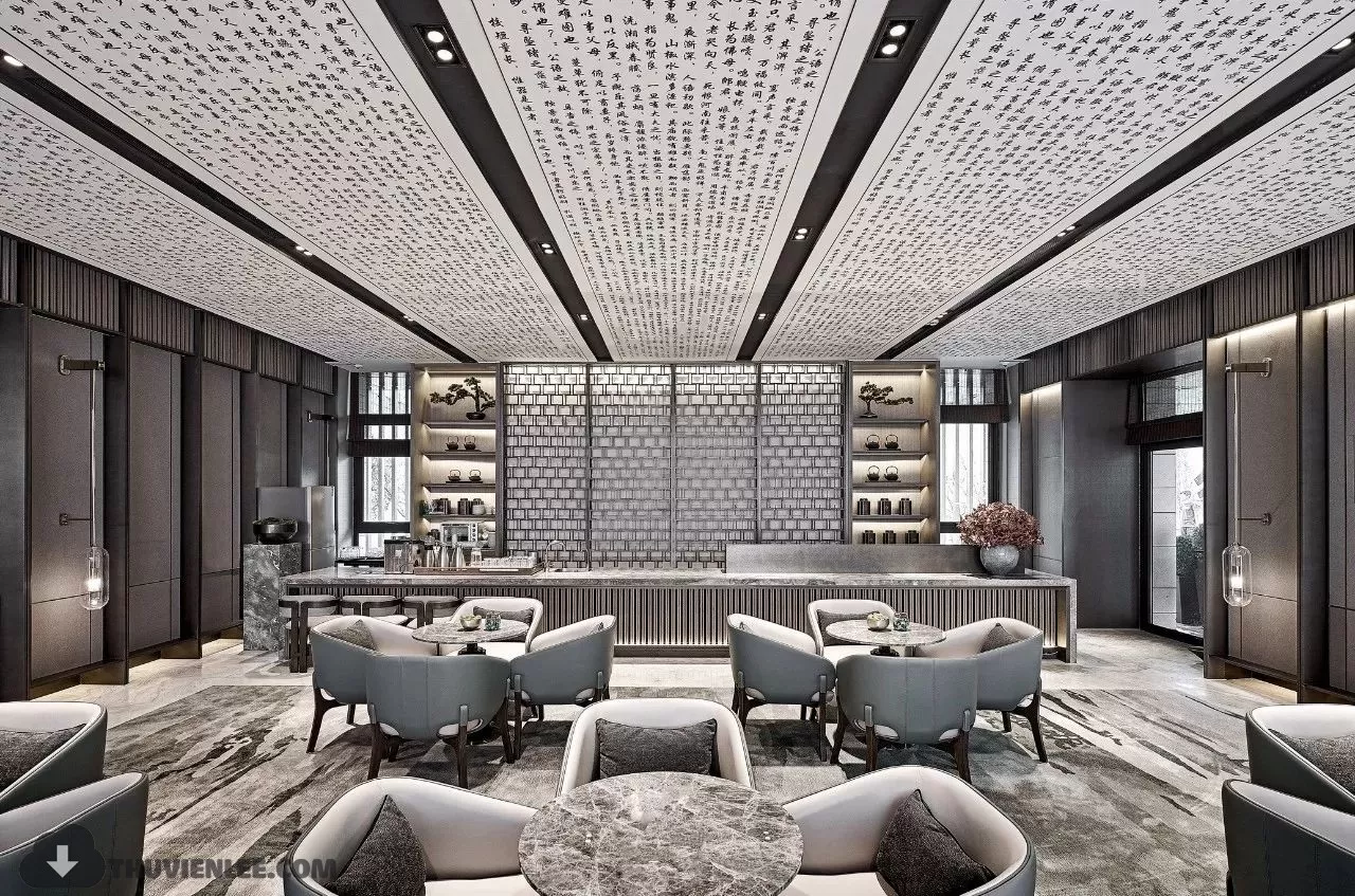 PUBLIC COMMERCE SPACE 3D MODEL - 3D MODELS - 3DSKY FREE MODELS