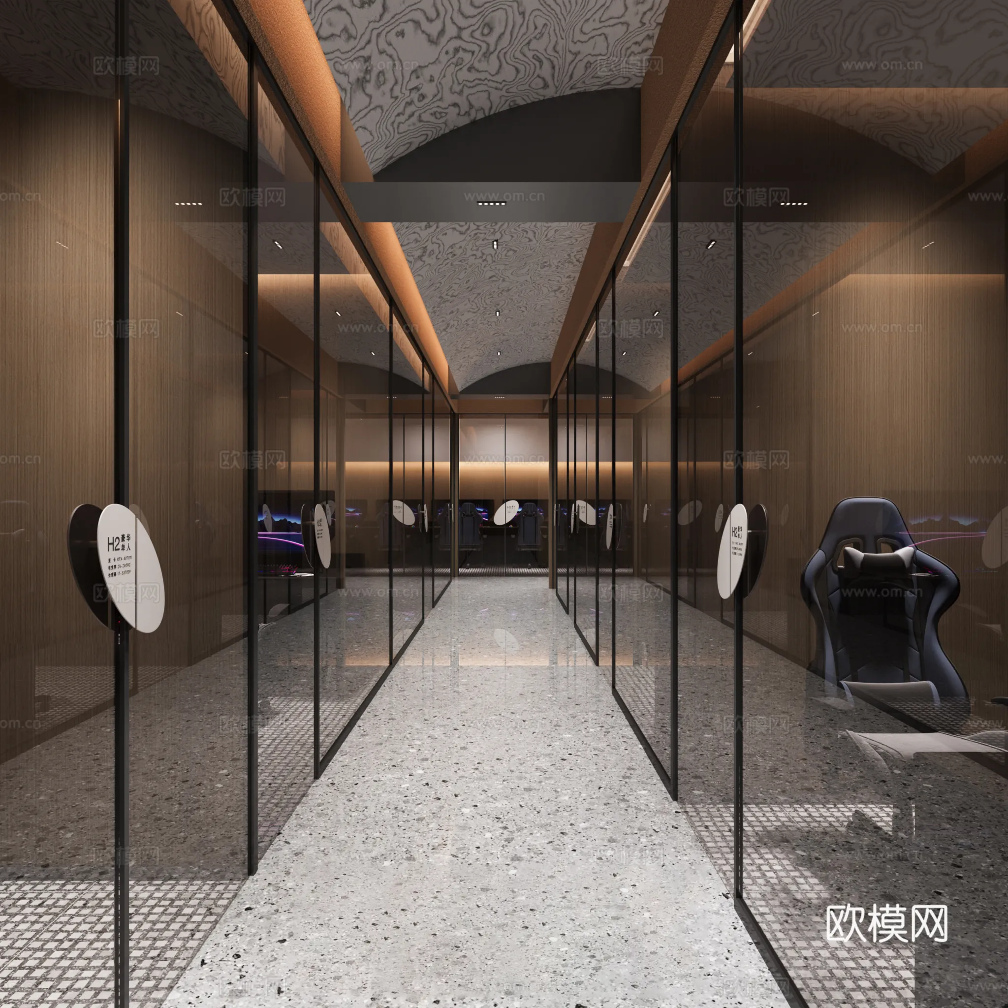 PUBLIC COMMERCE SPACE - 3D Model For Interior Design - 10911