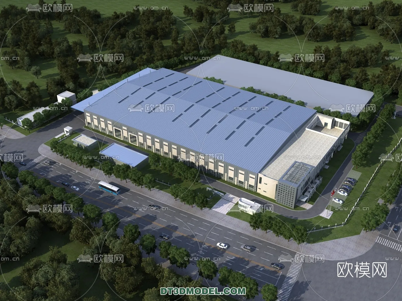 PUBLIC COMMERCE SPACE - 3D Model For Interior Design - 2480