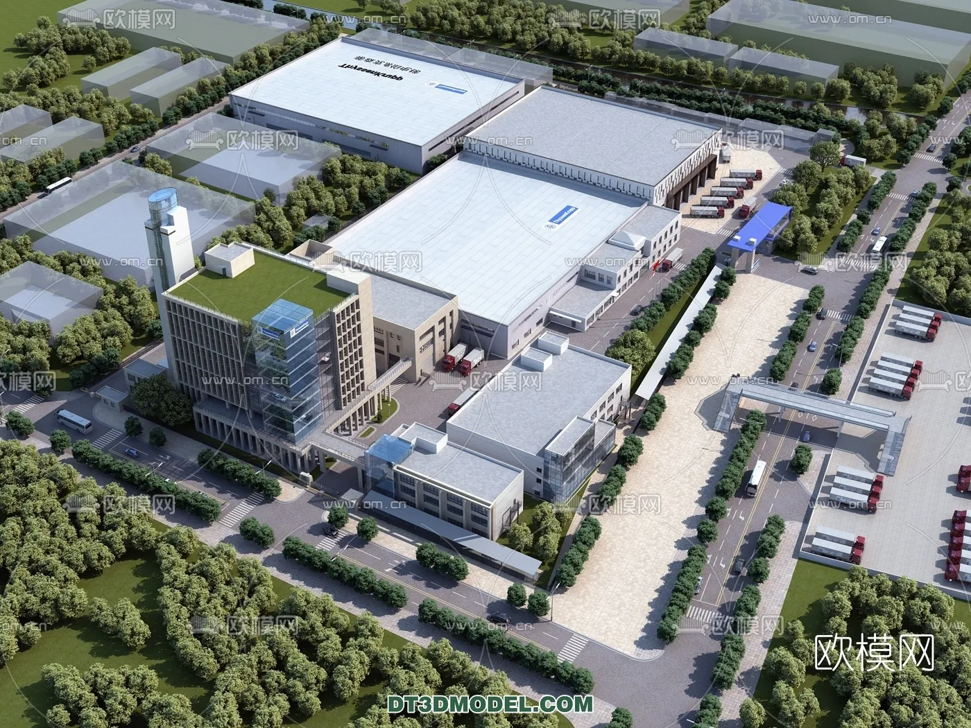 PUBLIC COMMERCE SPACE - 3D Model For Interior Design - 2493